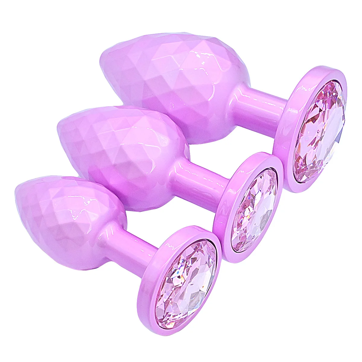 DKKtech Wholesale Butt Plug Diamond Shape Metal Anal Plug Female Anal Toys  for Men