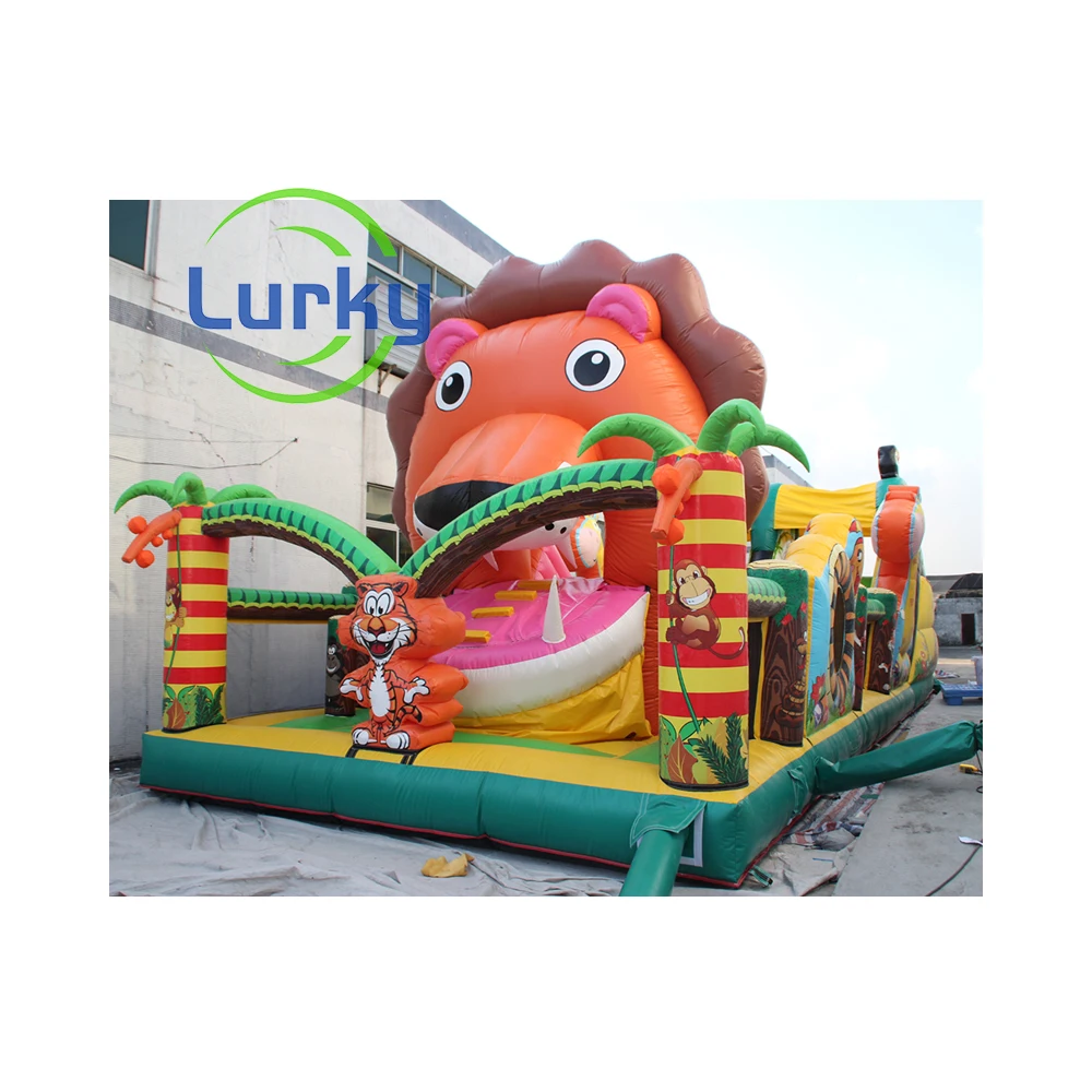 Hot Sale the Big Funbox Inflatable Park the World's Biggest Bounce House  Adult and KidsInflatable Park Bounce
