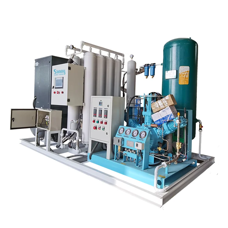 PSA oxygen generator plant automatic operation energy saving  with filling cylinder system in stock