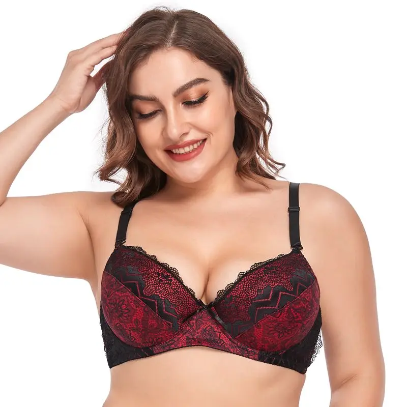 RTS-2023 Floral Print Lace Bras with