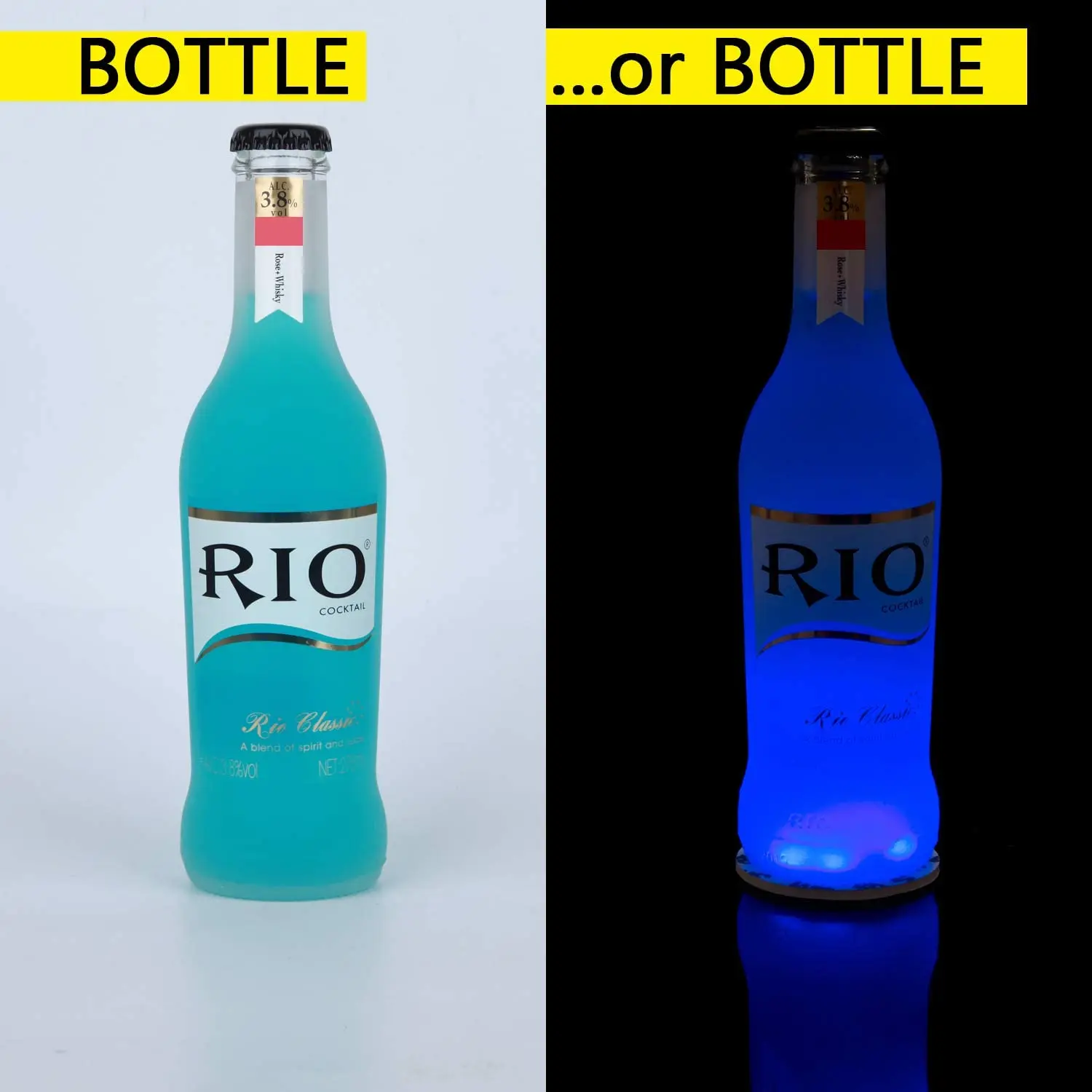 Multi Flashing Led Sticker Blinking Steady Light Led Bottle Light Led