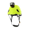 Green Helmet with Headlamp