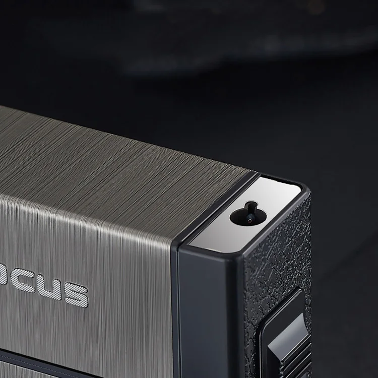 cigarette lighter box price Electronic Display Lighters Printed cigarette case with built in rechargeable USB coil lighter Gold Custom Cigarette Case Box