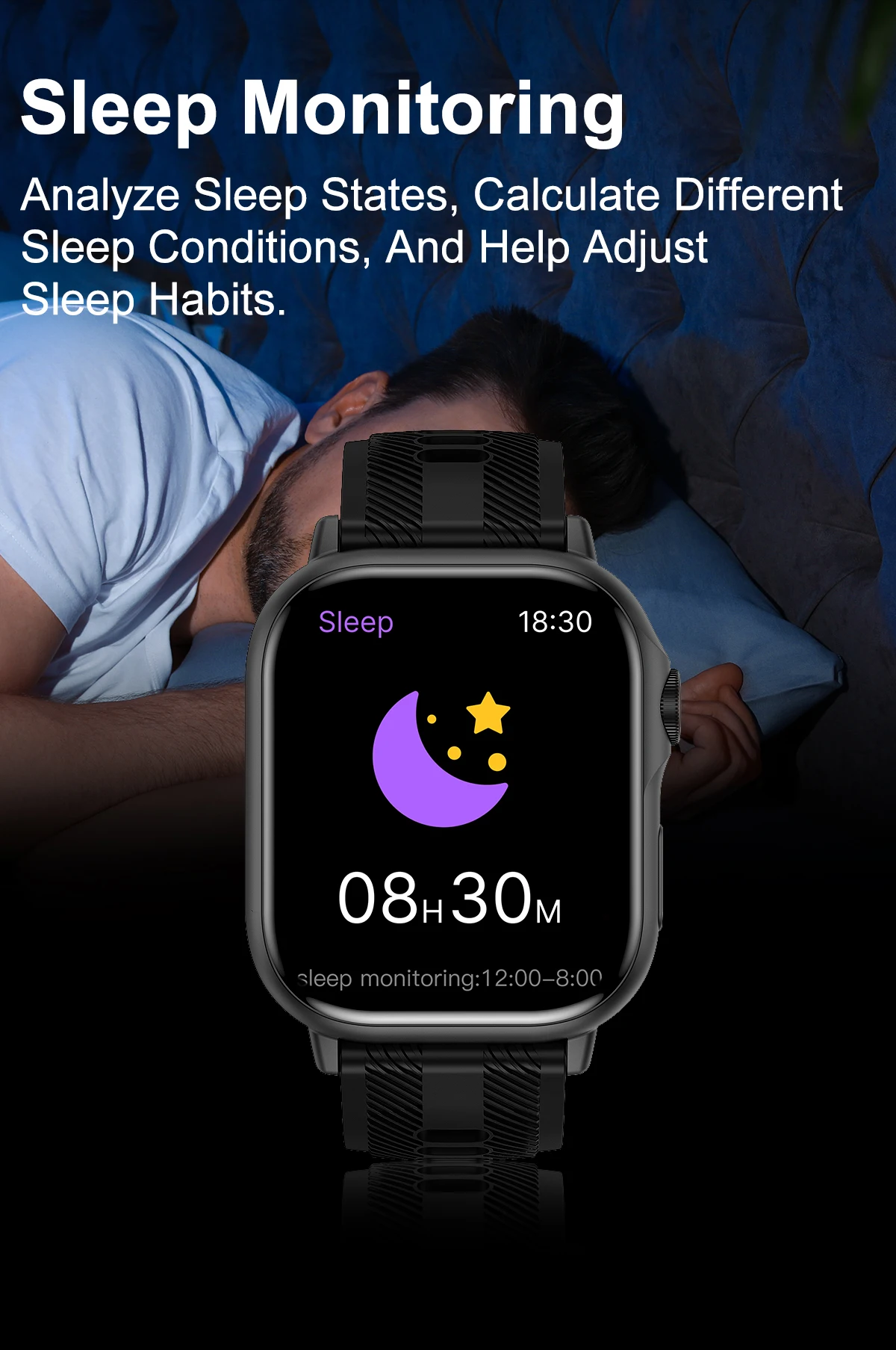 Full Touch BT Calling Waterproof Fashion Wrist Relojes Smart Watches Sports Pedometer Heart Rate Smartwatch for Men Women Kid