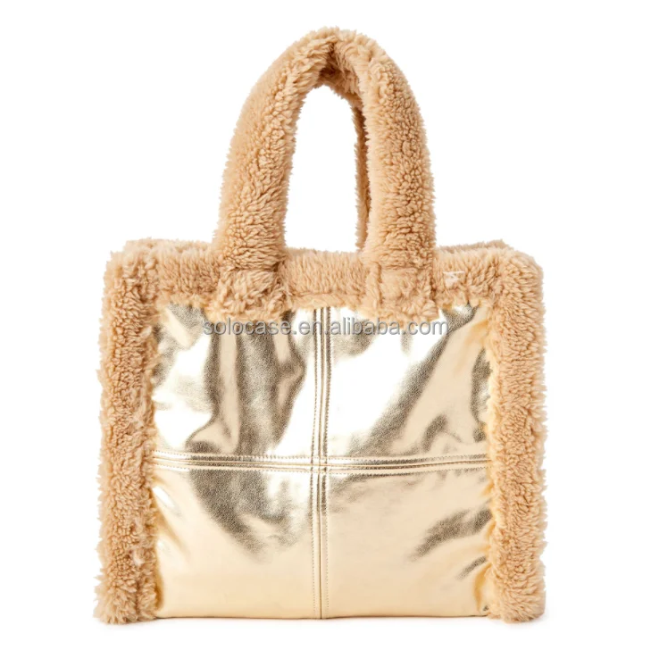 Women's Trendy Fluffy Tote Bag