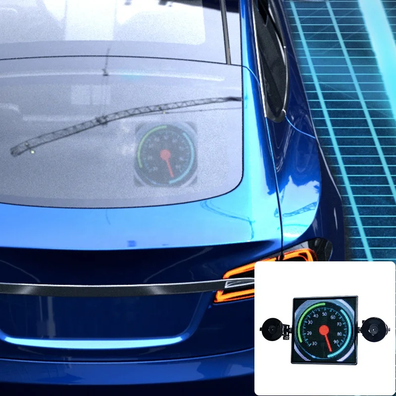 Custom Full Color Rgb Smart Digital Light Emotion Screen Led Interactive Car Display for Rear Back Window With Voice Control