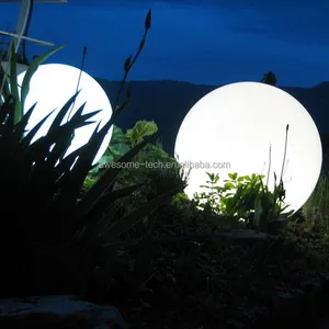 16 Color LED Light Ball Lamp for Outdoor Events IP65 Battery Powered Plastic Deko Decoration Garden Lights