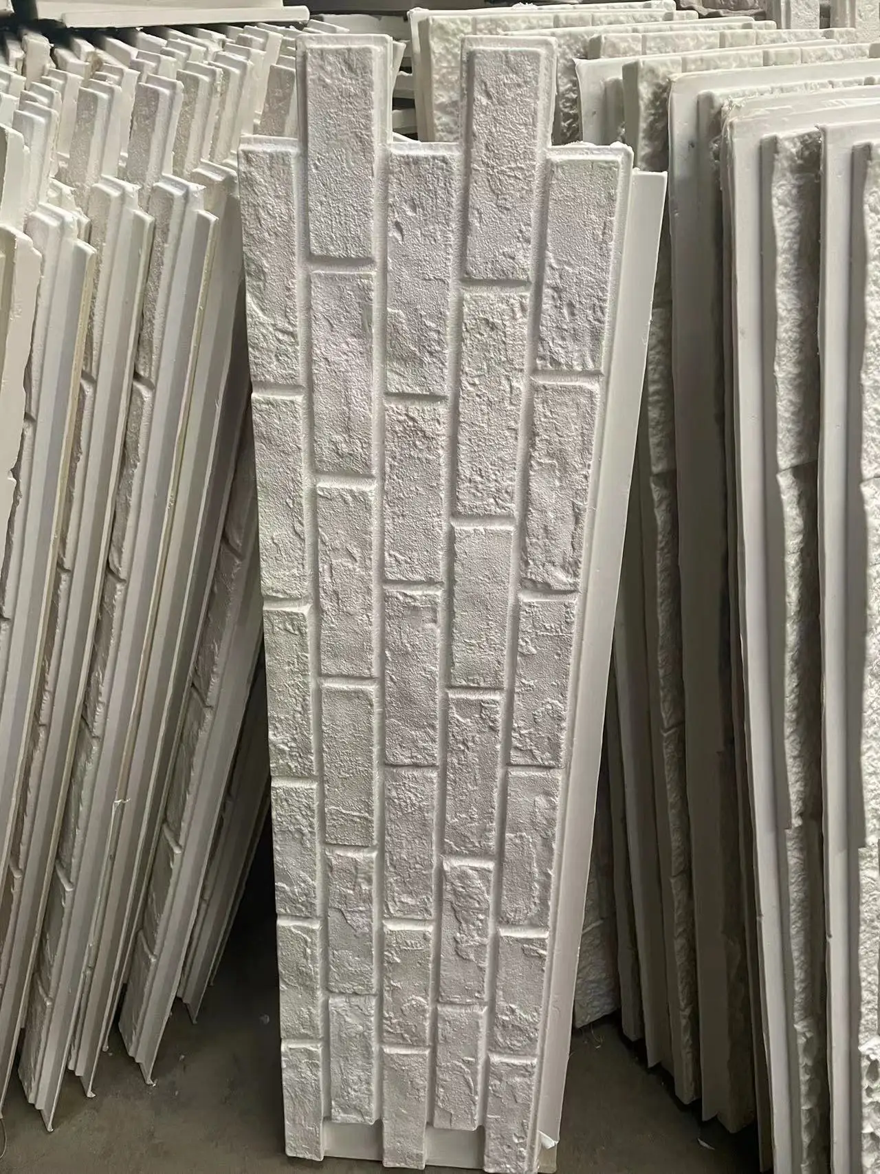Factory Price Wall Cladding Pu Culture Stone 3d Mushroom Stone Pu Faux Stone Wall Panel for Decoration