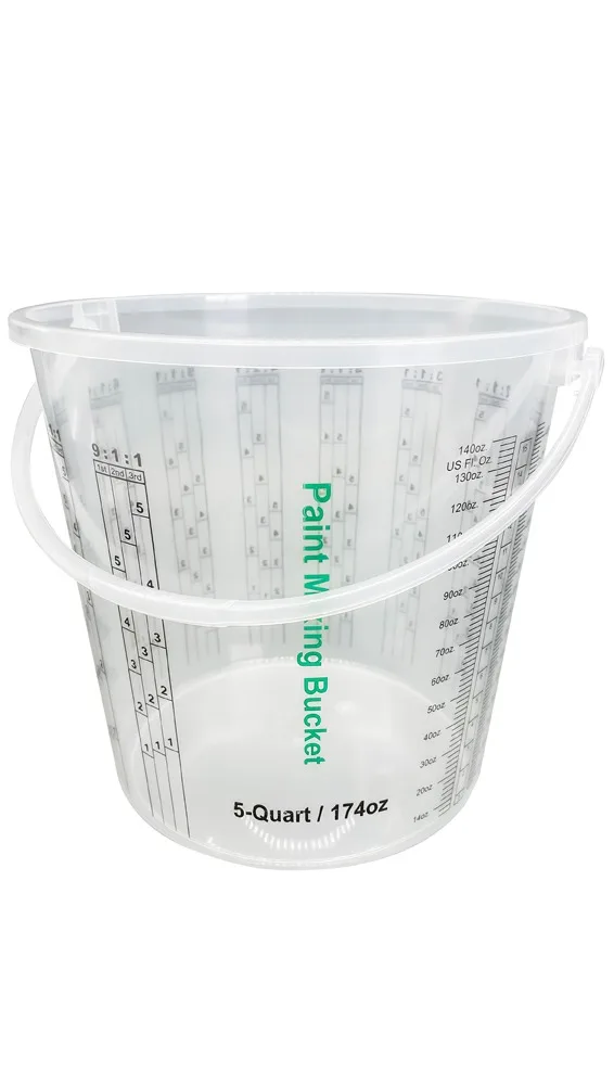 Disposable Paint Mixing Ratio Measuring Container Plastic Measure Cups