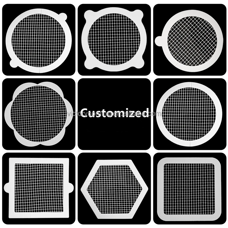 Bathroom Large Mesh Stickers Shower Sink Drain Strainer Disposable Shower Drain Hair Catcher
