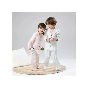 Wholesale Fashion Cute Children Cotton Home Wear Underwear Long Sleeve Kids Pajamas