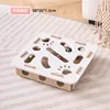 [Square Camel White] Educational Cat Maze with Ball Retrieving Game