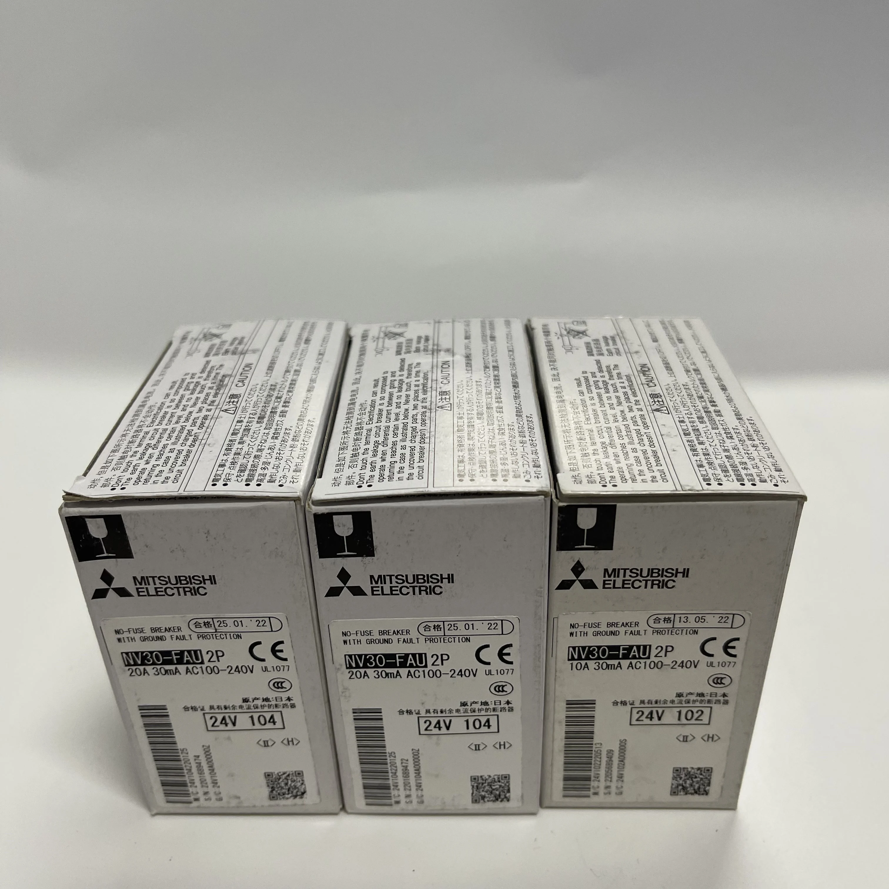 MITSUBISHI No-Fuse Breaker NV30-FAU 2P 20A MITSUBISHI No-Fuse Breaker NV30-FAU 2P 20A