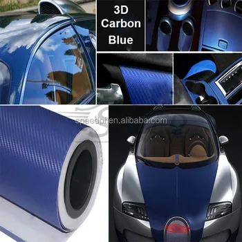 Popular Carcon Fiber Car Interior Film Vinyl Wrap For Car Body 3D Carbon Fiber Vinyl Film