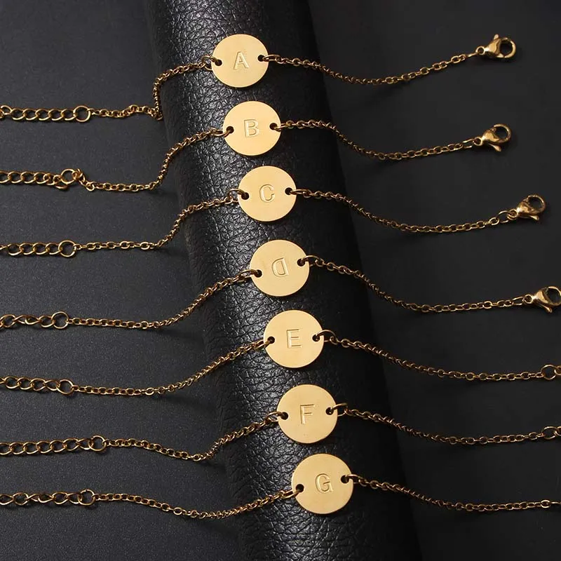 Initial Charm Bracelet