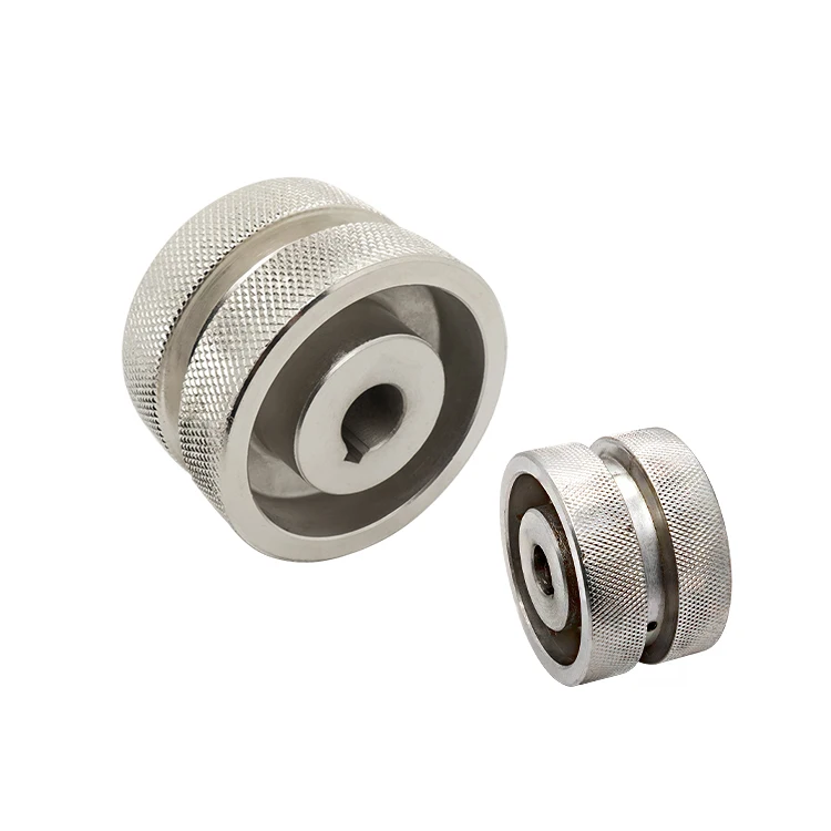 80 * 48mm Aluminum Head Wheel Translation Machine Belt Drive Guide Wheel Nylon Wear-resistant 60 * 48 Active Driven Wheel manufacture