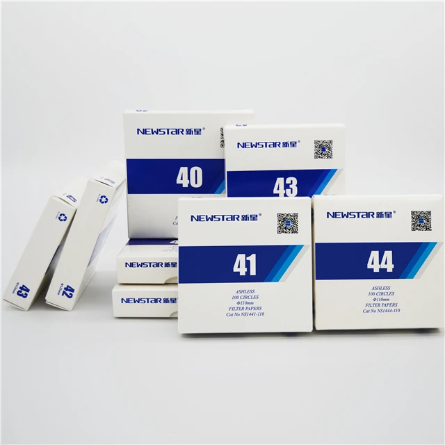 NEWSTAR  High Quality Quantitative Filter Paper 125mm Equivalent to Whatman Grade 41
