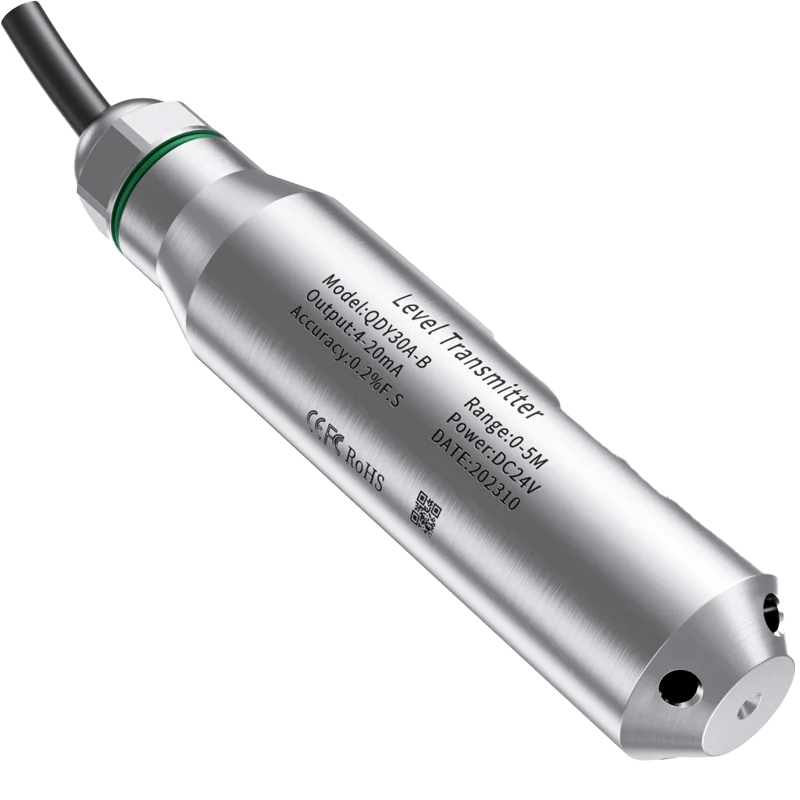 Capteur De Niveau D'eau Submersible 4-20mA/0-10V - Pour Réservoirs, Puits Et Eaux Usées | Plage 10m