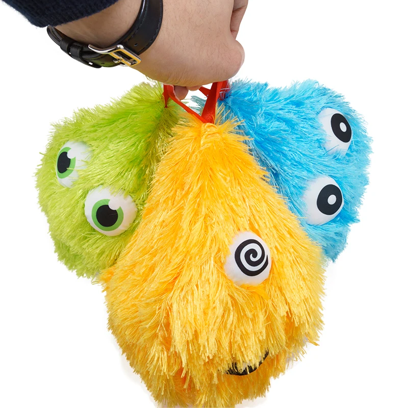 Inflatable Fuzzy Ball Plush Bouncing Ball Inflatable Fluffy Ball For