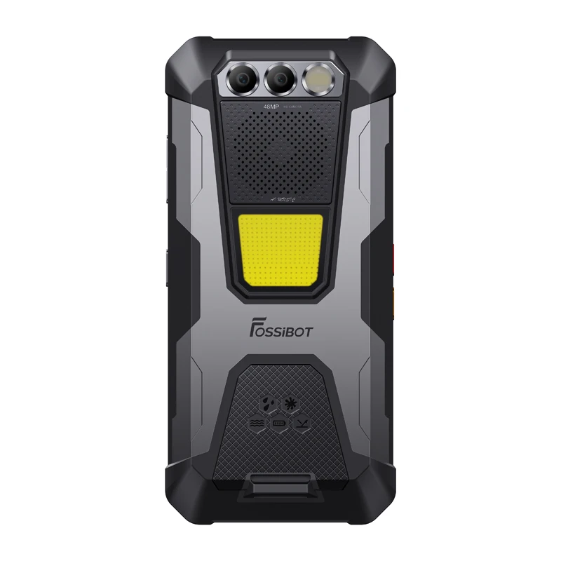 Versão global Fossibot Android 14 Smartphone robusto NFC Face