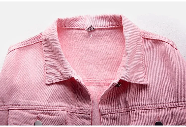 Blue Buttercup Pink Denim Sequin Star Fringe Cropped Jacket New S-L IJ83921  | Crop jacket, Cropped denim jacket, Clothes design