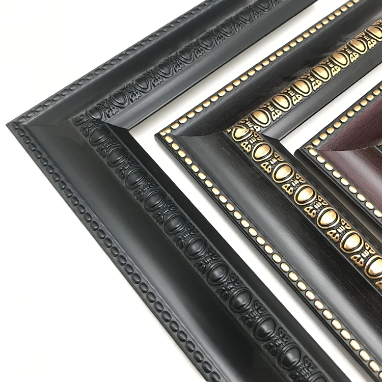 Eco-friendly Factory Price Ornate Wedding Frames Digital Printing PS Photo Frame Stick Plastic Picture Photo Frame 20 Cartons