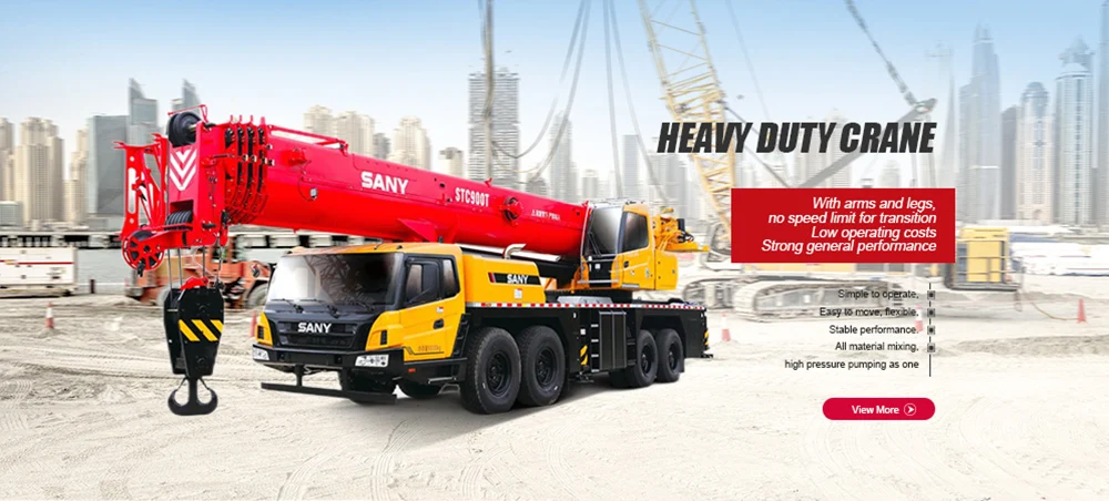 Sany 220T Used Rough Terrain Crane Truck Mounted Mobile Crane 60000kg