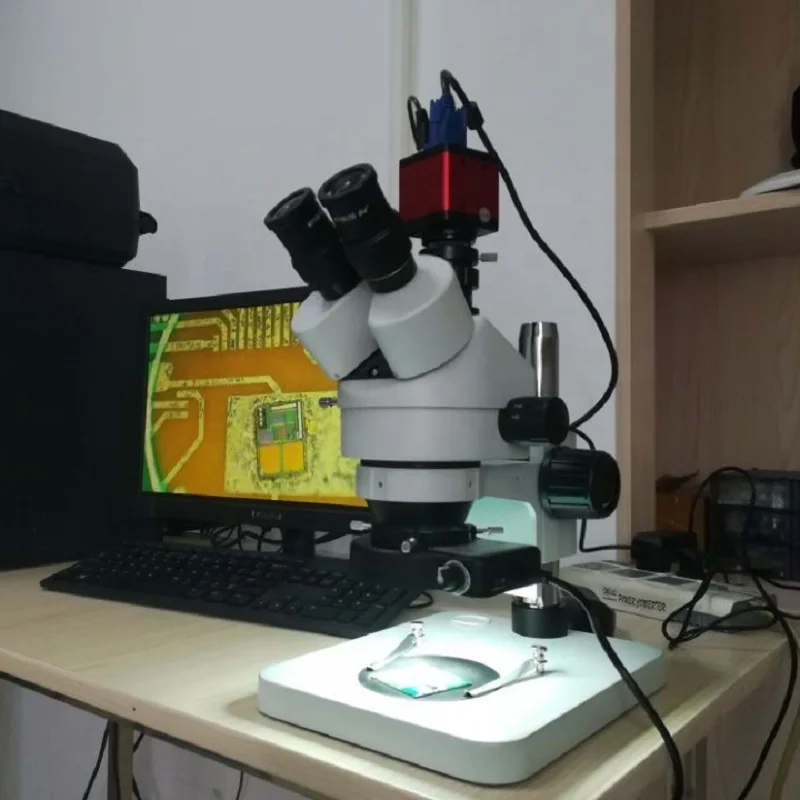 BOSHIDA Binocular Digital Microscope Main Board PCB Repair Cell Phone Repair With Measurement Stereo Microscope With LED