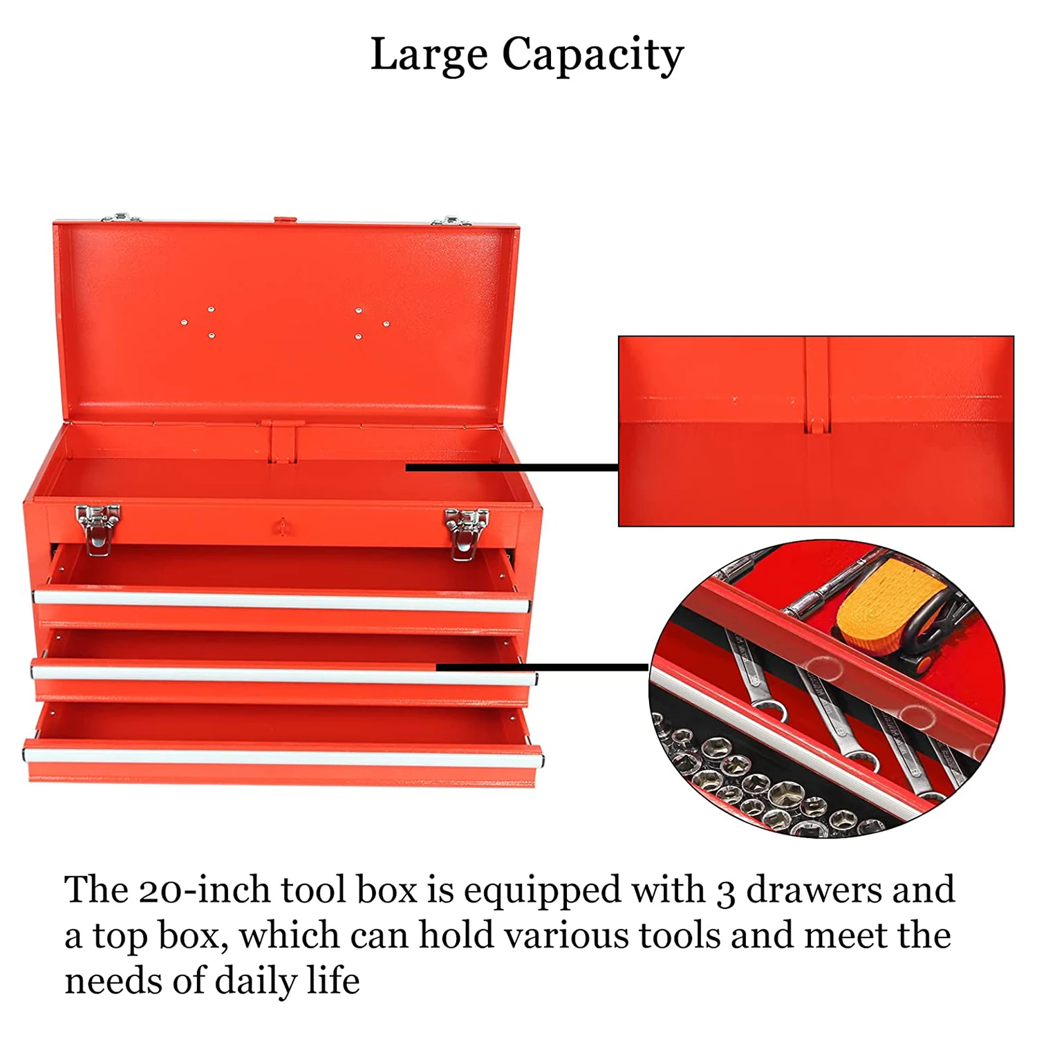 Heavy Duty Metal Storage Cabinet Garage Mechanic Organizer Tool Box manufacture