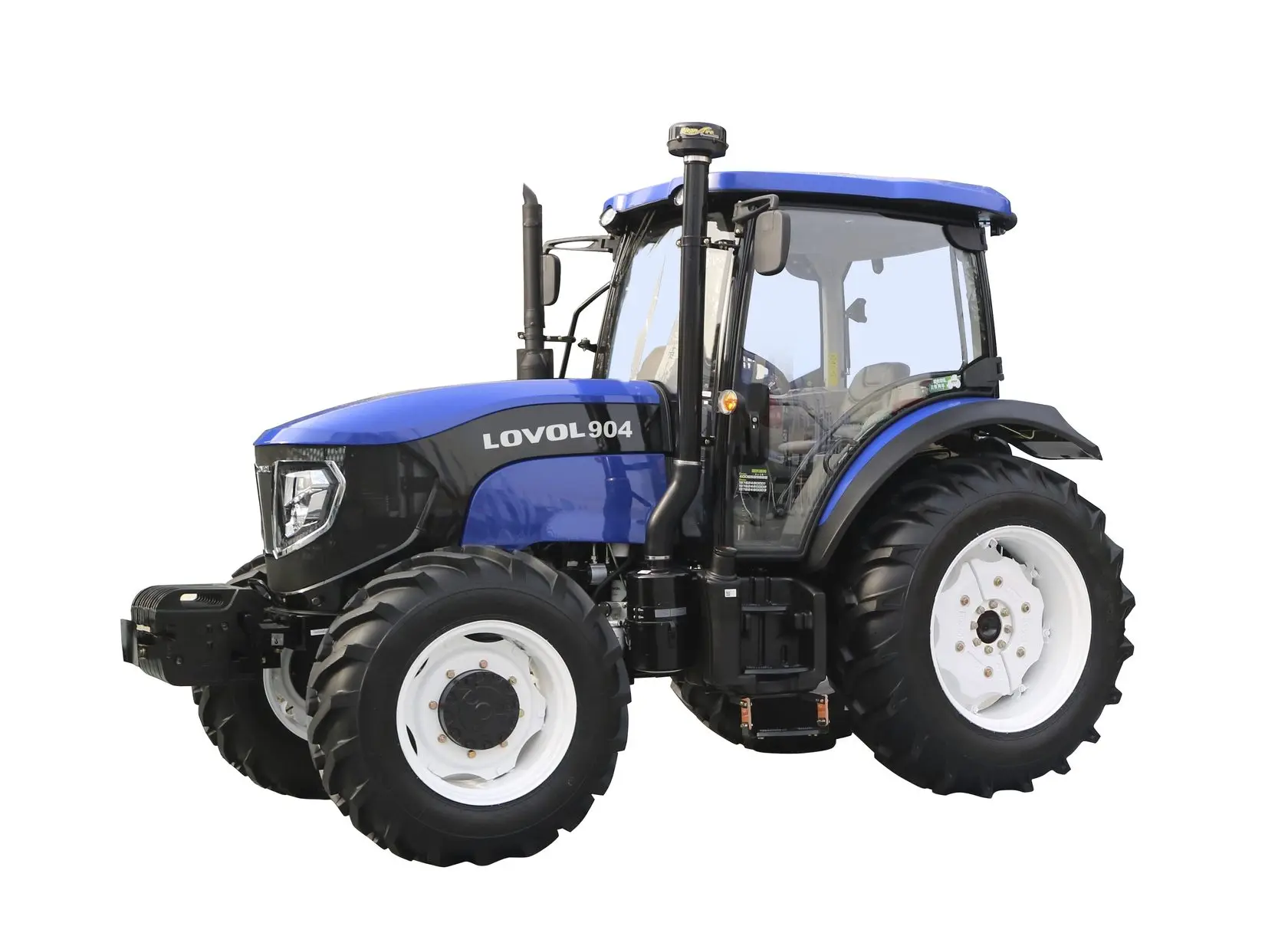 Lovol Tractor  with Cab and Loader 4WD Tractor with Front End Loader and Backhoe