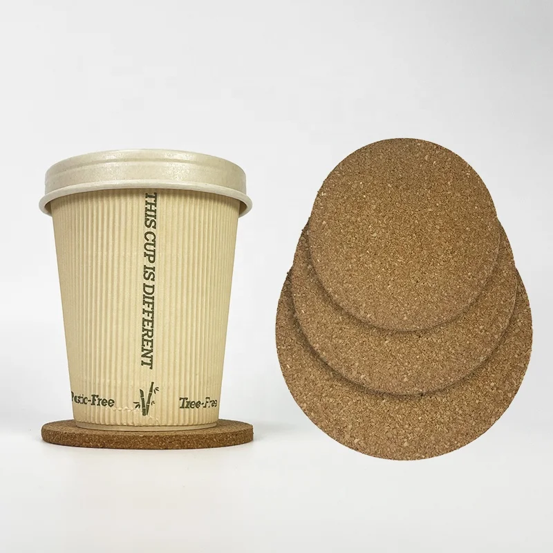 Square round absorbent paper cup coaster coffee drink paper mat custom print design cardboard paper beer coaster 