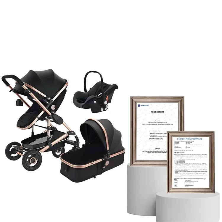 JXB Hochwertiger Leichtgewicht-Kinderwagen Burbay 3-in-1 Buggy