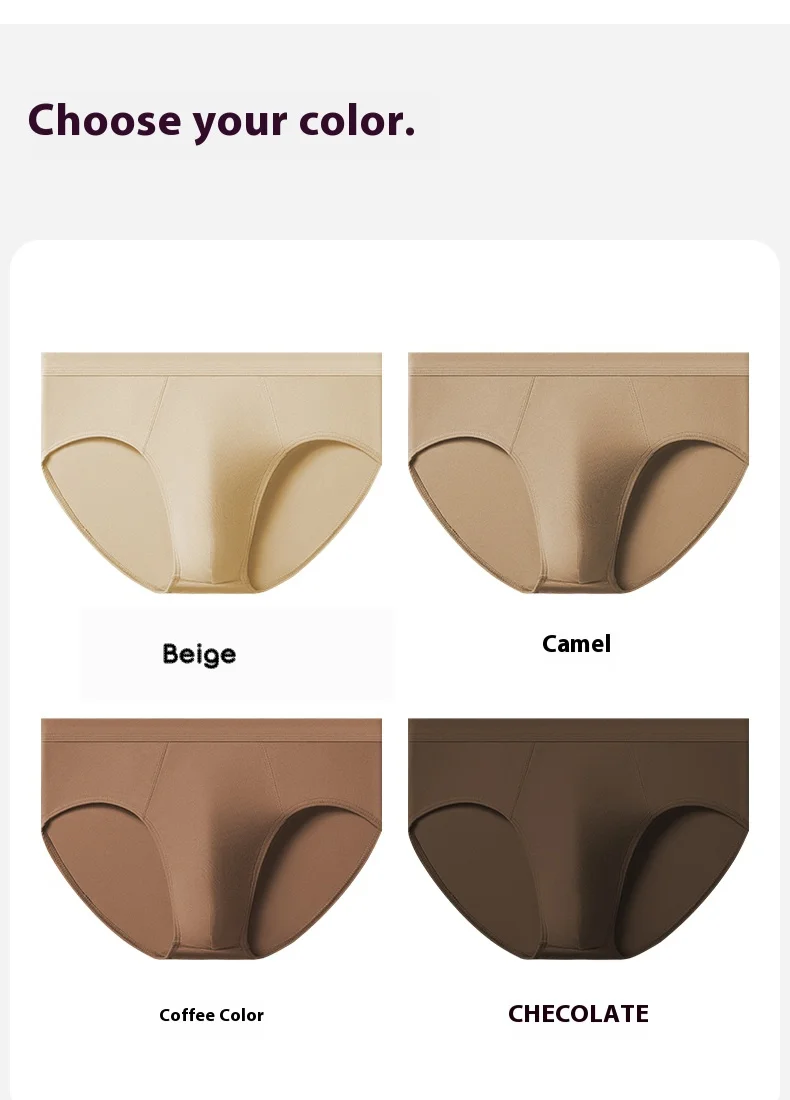 New Arrival Men's Underwear Breathable  Antibacterial Cotton Men's Boxer Briefs Cotton Men's Underpants Custom OEM Supplier