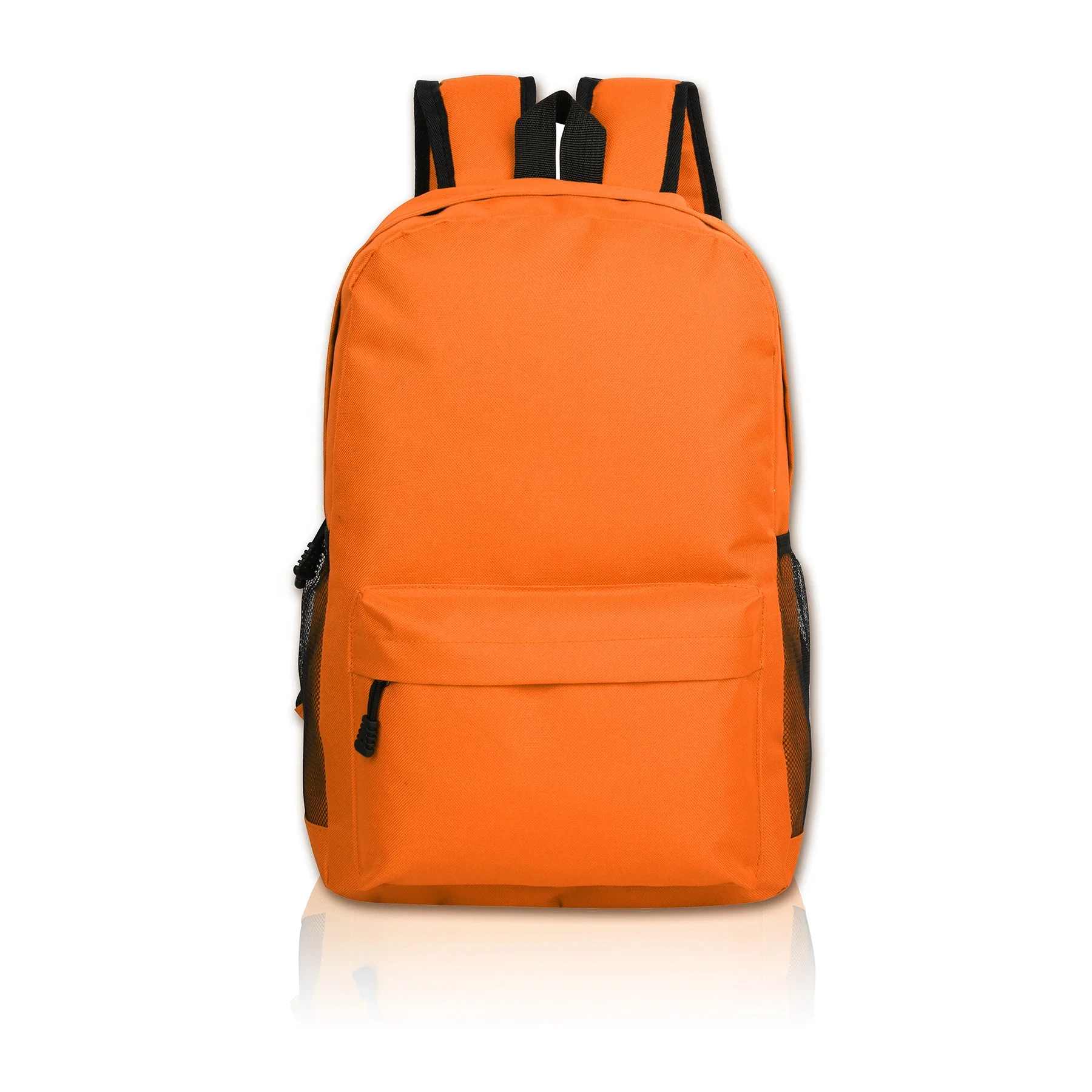 Orange colour shop school bag