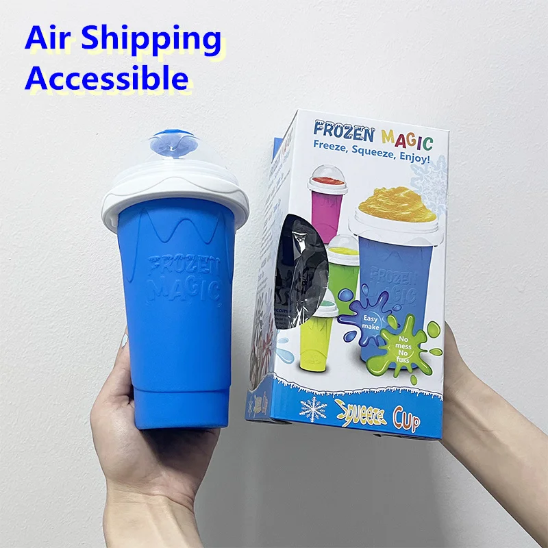 Eco-Friendly Plastic Ice Cream Squeeze Cup with Lid Food Grade Silicone  Frozen Slushy Maker DIY Smoothie Cup Pinch Cups - China Bottle and Cup  price