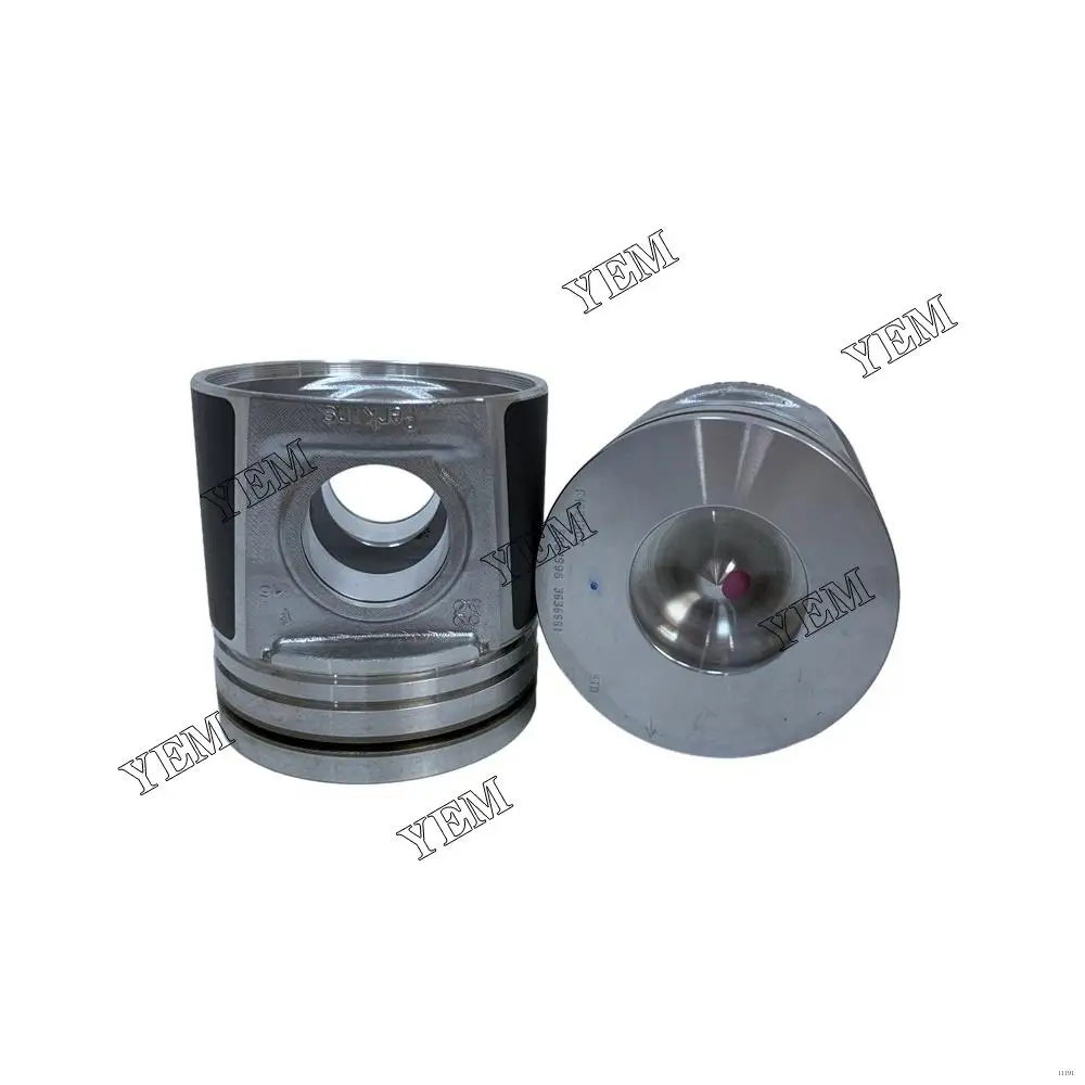 Engine Piston Kit With Piston Pin Fit for Perkins 1104C-44 Tractor & Utility Vehicle Aftermarket Parts