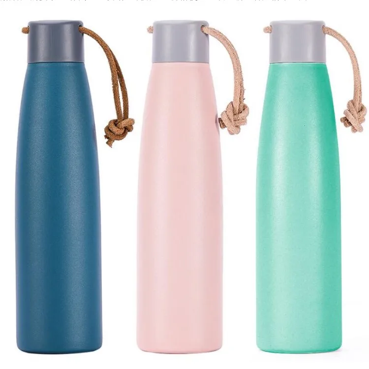 17oz 500ml Custom logo Double Layer Travel Stainless Steel Sports Water ...