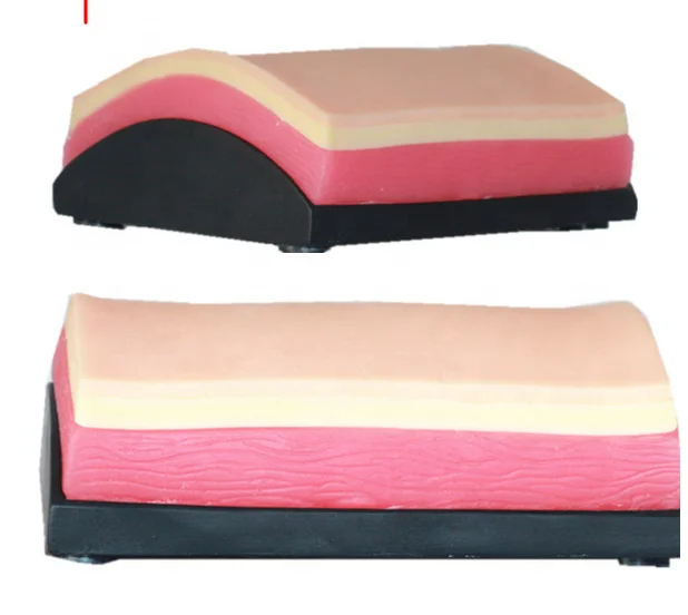 Усовершенствованный модуль для практики анатомического шва для кожи и мышц из ПВХ, медицинская модель для обучения медсестер с накладкой для шва