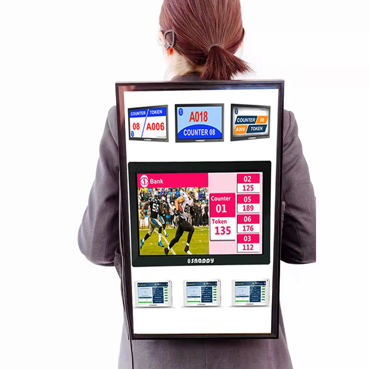 21.5 23.8 27 32 inch Movable Billboard Advertising Billboard walking Advertising Backpack LCD advertising display