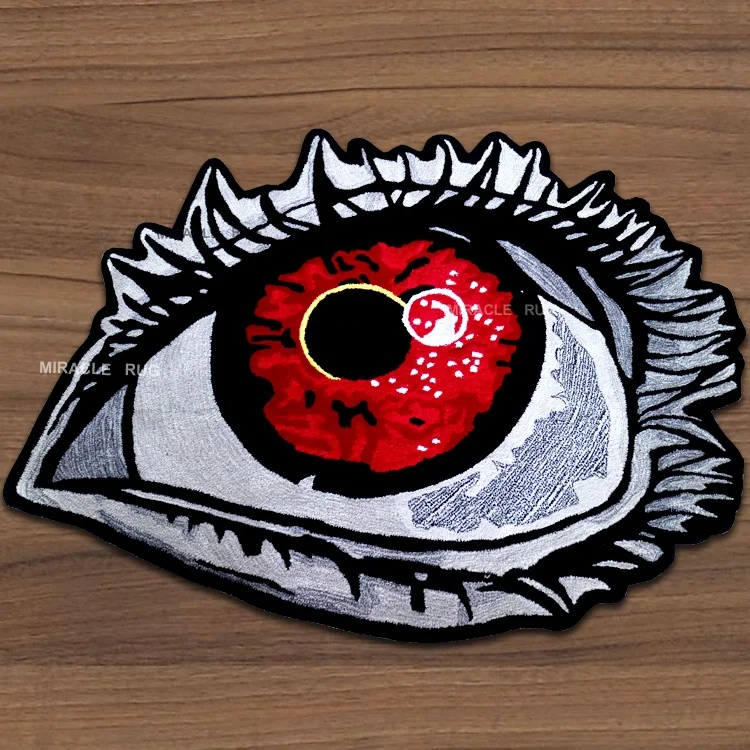 black eye patch 黒眼帯　ラグマット　miyoshi BLACK EYE PATCH 黒眼帯 ラグ MIYOSHI RUG