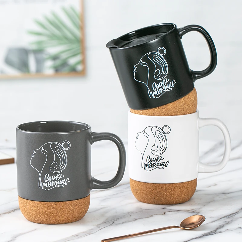 Corky: 14oz Wholesale Mug with Cork Bottom