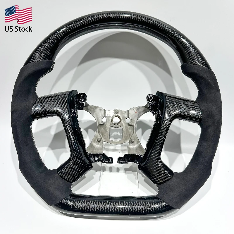 Carbon Fiber & Suede Steering Wheel for Chevrolet Silverado