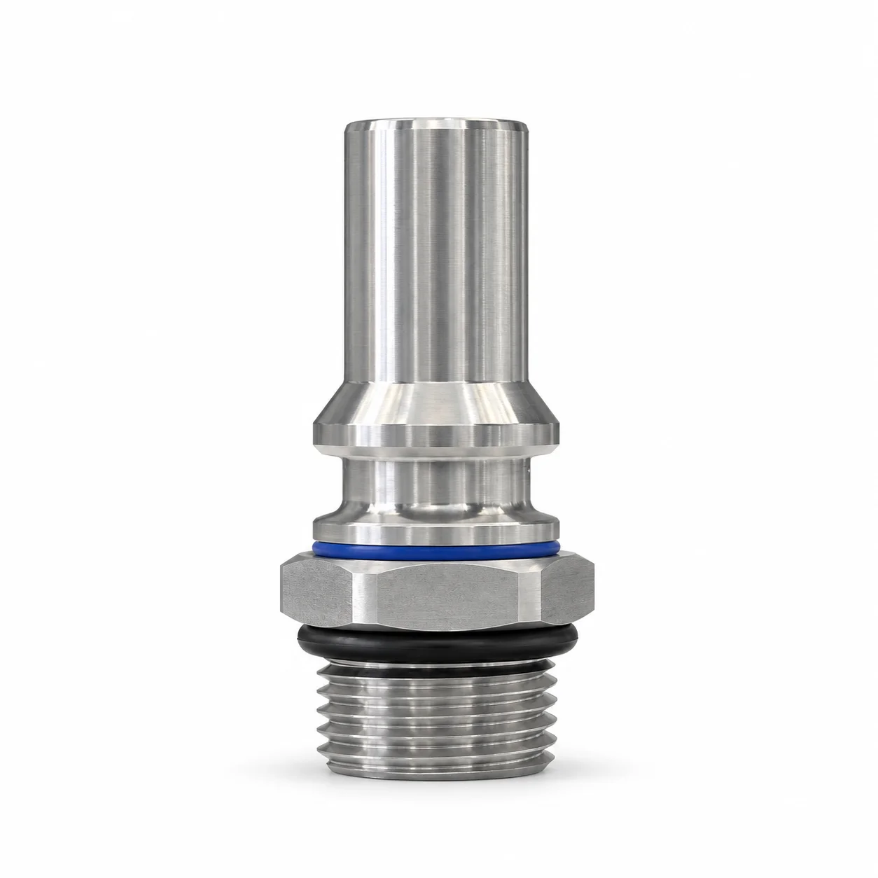 SUS304 Stainless Steel Non-Spill UQD06 DN12 Male Quick Disconnect Coupling Plug for Server Data Center Liquid Cooling