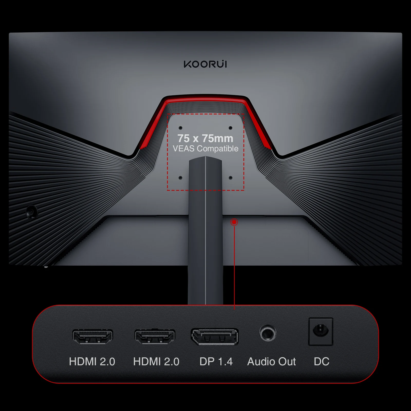 KOORUI GN02 240hz Gaming Monitor - 27 Inch FHD Display
