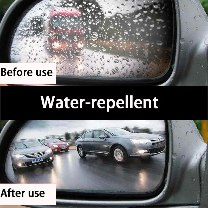 Car Rear View Mirror Rain Eyebrow Weatherstrip Auto Mirror