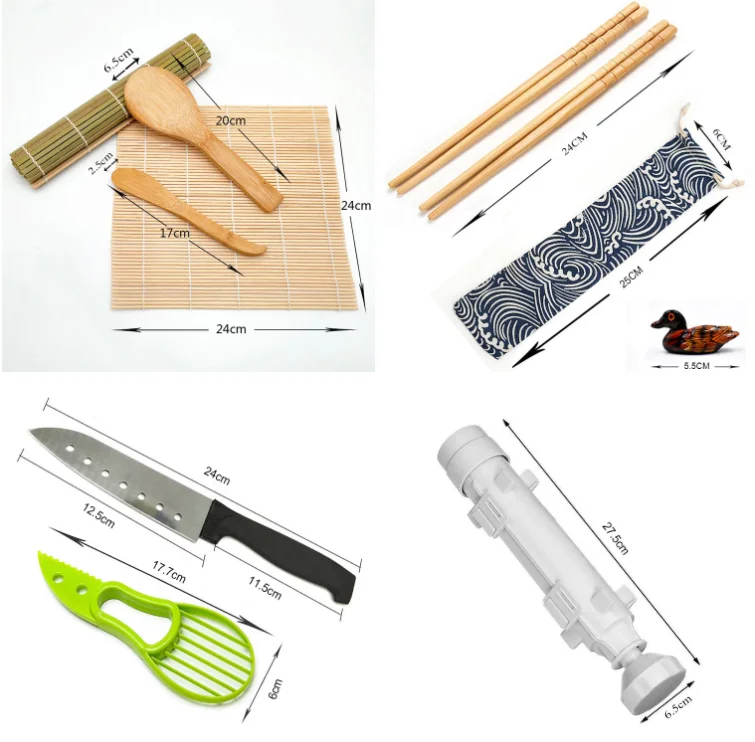 Dropshipping亚马逊热卖轻松操作塑料手动寿司制作工具diy寿司设备套件滚筒寿司套装 Buy Asy操作塑料手动寿司制作工具 Diy寿司 设备成套工具 寿司套餐为初学者
