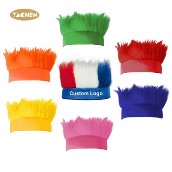 YACHEN Custom Funny Wig Hairy Headband Novelty Costume Headwear Accessories for Sports Game Day Tailgate Events Party Supplies