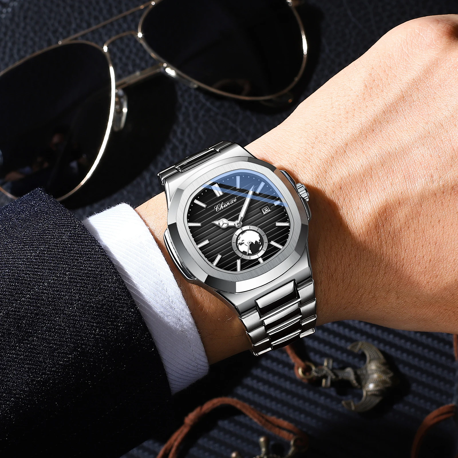 CHENXI 612 Men's Quartz Watch - Fashionable Business Style