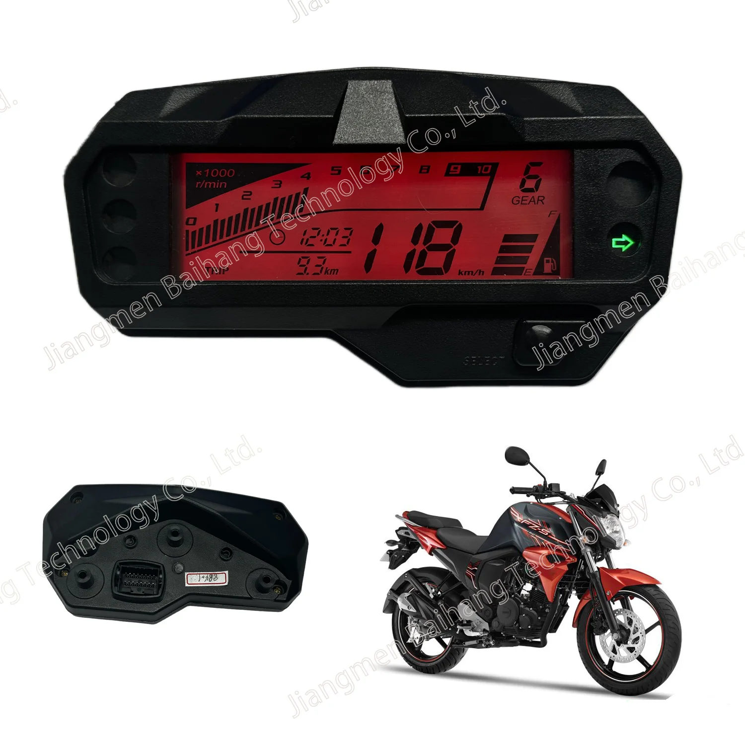 Speedometer For Yamaha Fz Fzs V3 Digital Display
