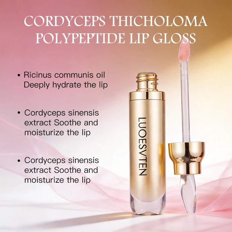 Private Label Custom logo Nourishing Hydrating Anti-Wrinkle Natural Essence Lip Balm Oil